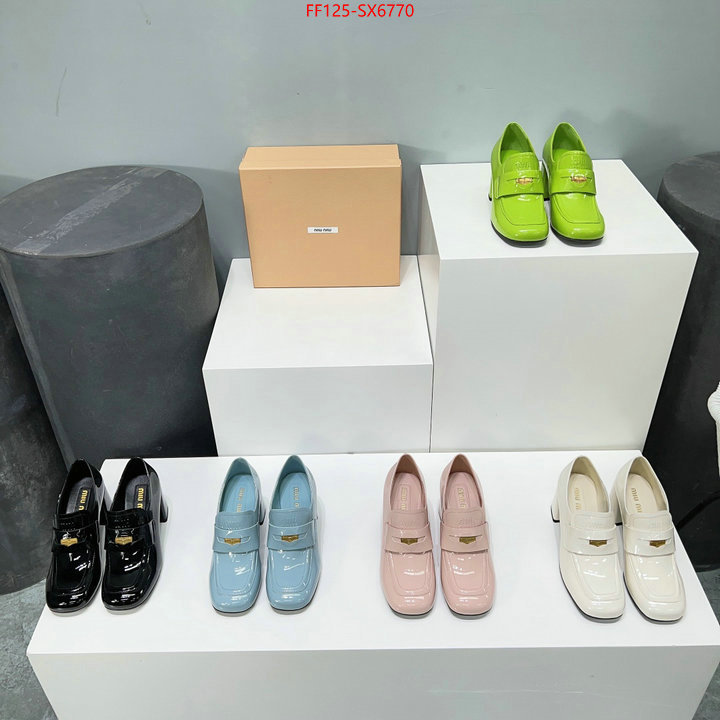 Women Shoes-Miu Miu sell high quality ID: SX6770 $: 125USD