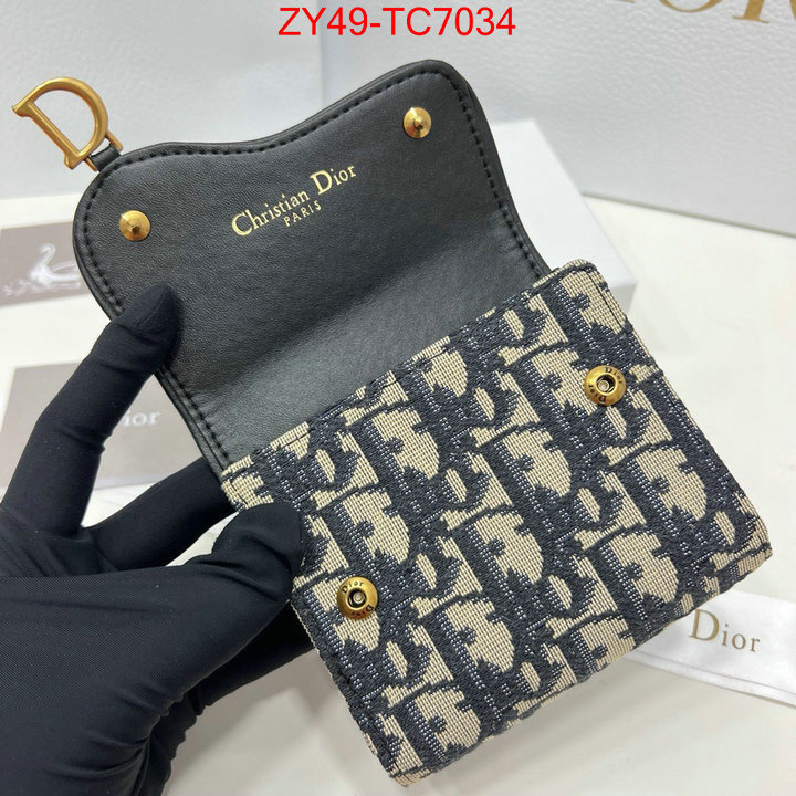 Dior Bags(4A)-Wallet- for sale online ID: TC7034 $: 49USD,