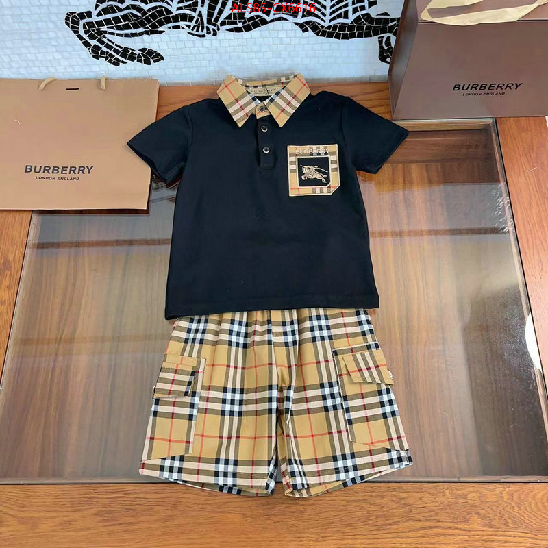 Kids clothing-Burberry luxury cheap ID: CX6616 $: 85USD