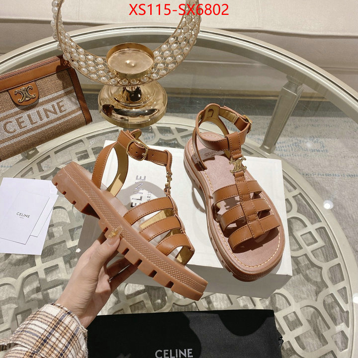 Women Shoes-CELINE fake aaaaa ID: SX6802 $: 115USD
