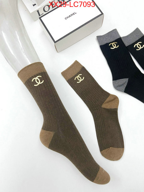 Sock-Chanel shop the best high authentic quality replica ID: LC7093 $: 29USD