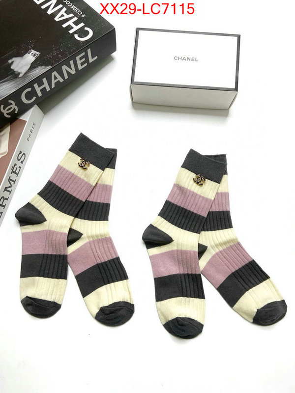 Sock-Chanel fake designer ID: LC7115 $: 29USD
