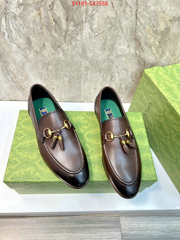 Men Shoes-Gucci luxury fashion replica designers ID: SX7558 $: 185USD