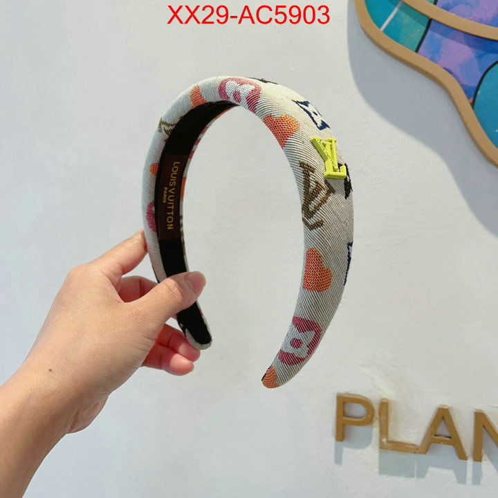 Hair band-LV 7 star quality designer replica ID: AC5903 $: 29USD