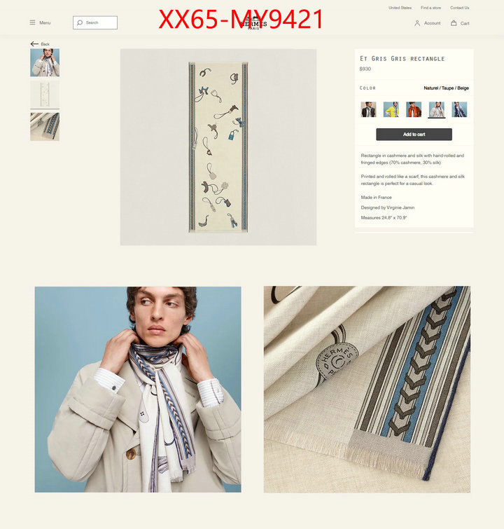 Scarf-Hermes we offer ID: MY9421 $: 65USD