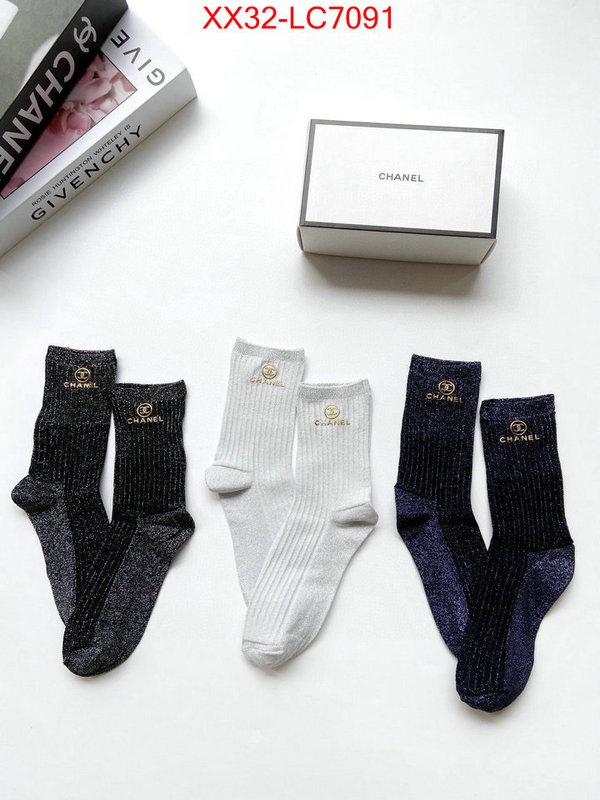 Sock-Chanel exclusive cheap ID: LC7091 $: 32USD