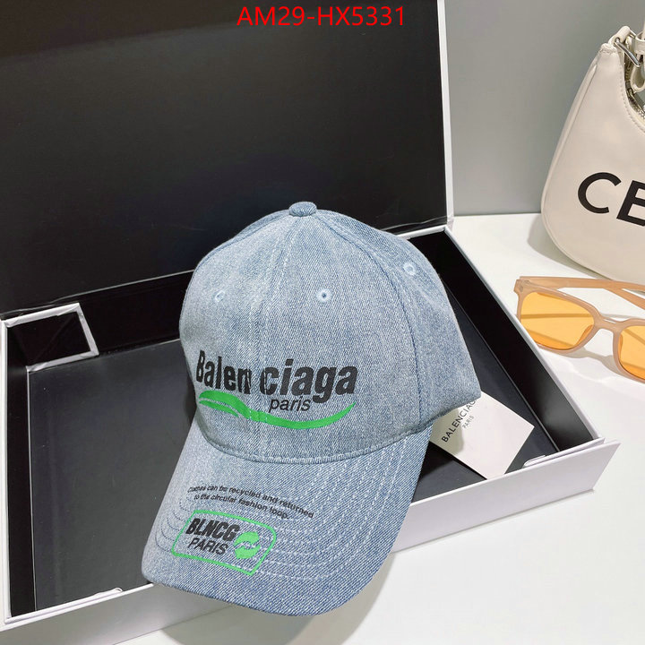 Cap(Hat)-Balenciaga where to buy fakes ID: HX5331 $: 29USD