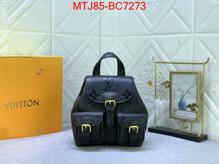 LV Bags(4A)-Backpack- customize best quality replica ID: BC7273 $: 85USD,