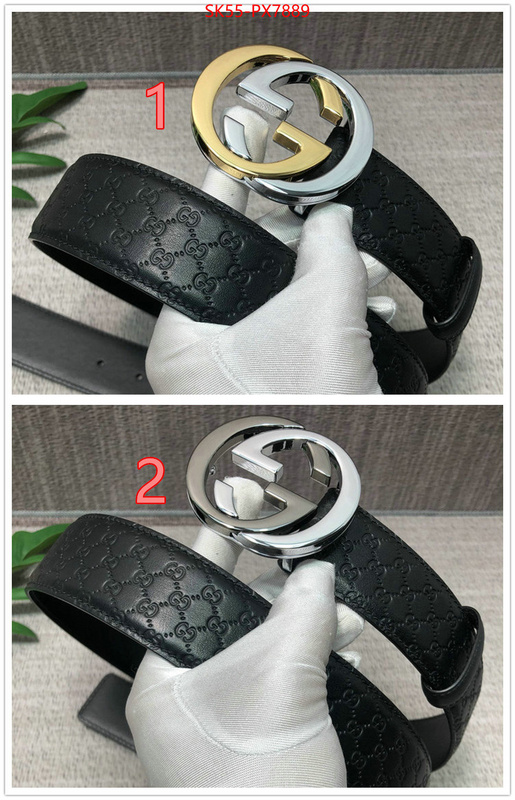 Belts-Gucci buy 2024 replica ID: PX7889 $: 55USD