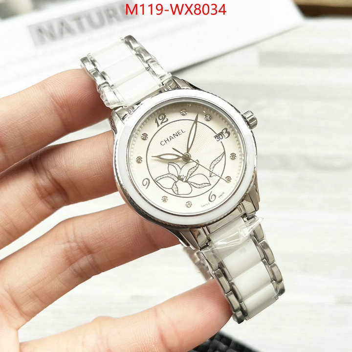 Watch(4A)-Chanel where can you buy replica ID: WX8034 $: 119USD