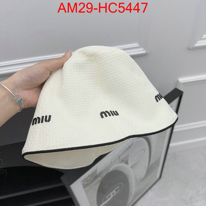 Cap(Hat)-Miu Miu top quality fake ID: HC5447 $: 29USD