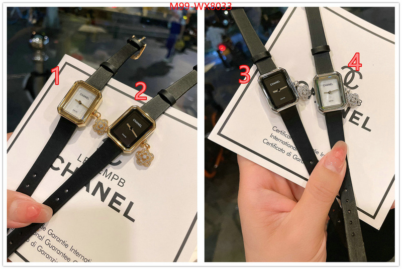 Watch(4A)-Chanel can i buy replica ID: WX8033 $: 99USD