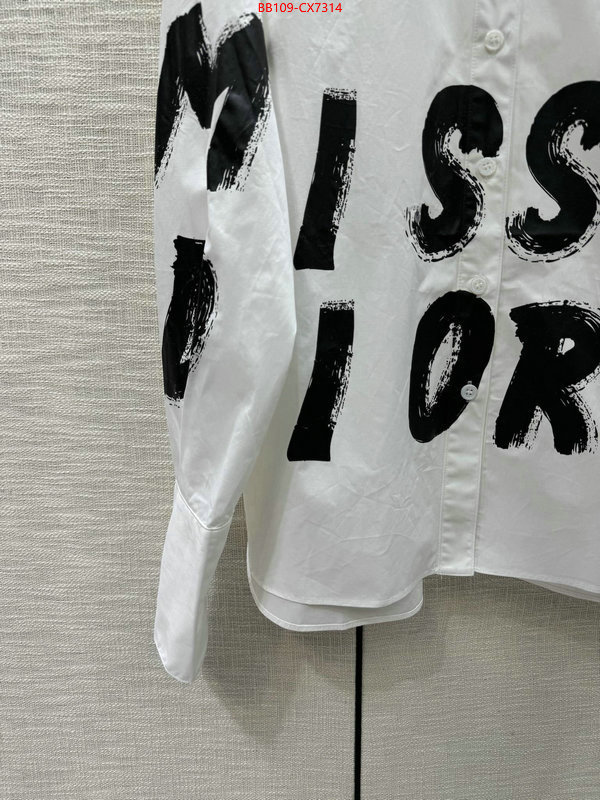 Clothing-Dior high quality 1:1 replica ID: CX7314 $: 109USD