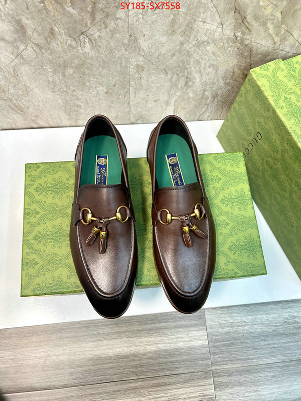 Men Shoes-Gucci luxury fashion replica designers ID: SX7558 $: 185USD