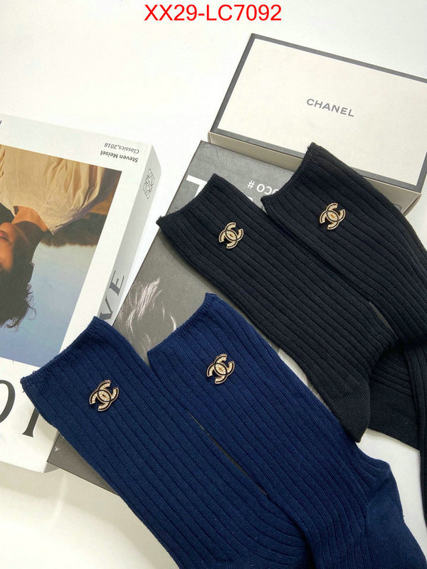 Sock-Chanel aaaaa+ replica designer ID: LC7092 $: 29USD