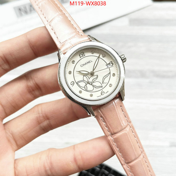 Watch(4A)-Chanel same as original ID: WX8038 $: 119USD