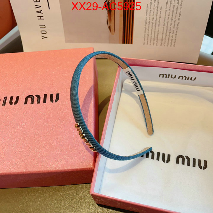 Hair band-MIU MIU buy aaaaa cheap ID: AC5925 $: 29USD