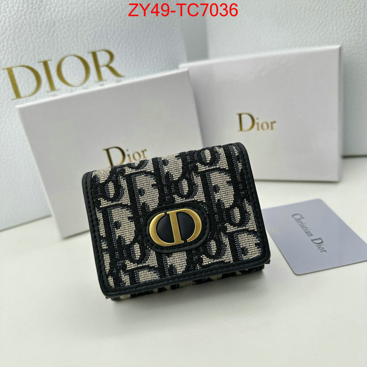 Dior Bags(4A)-Wallet- replica best ID: TC7036 $: 49USD,