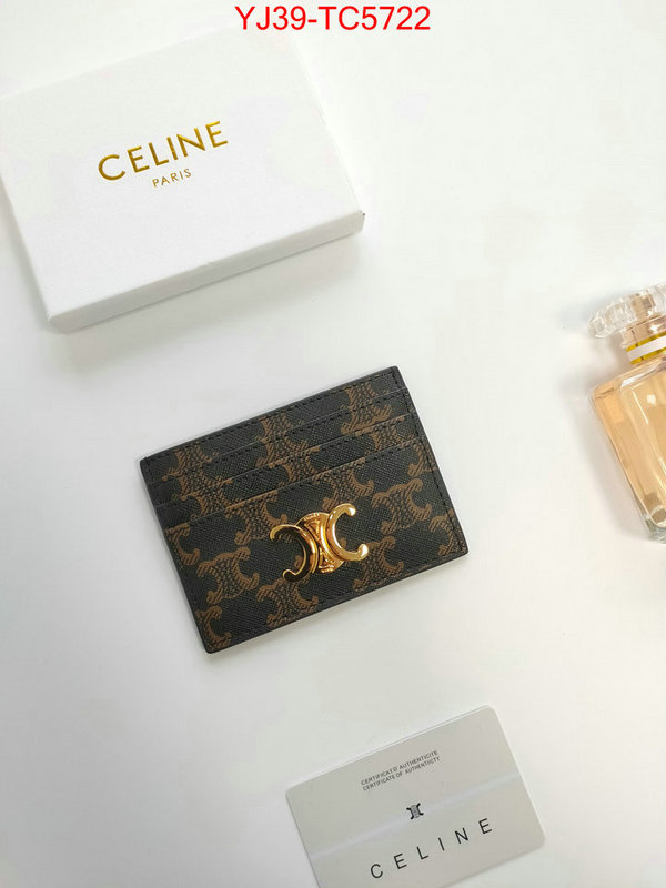 CELINE Bags(4A)-Wallet the best quality replica ID: TC5722 $: 39USD,
