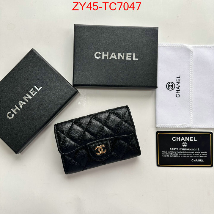 Chanel Bags(4A)-Wallet- perfect quality ID: TC7047 $: 45USD,
