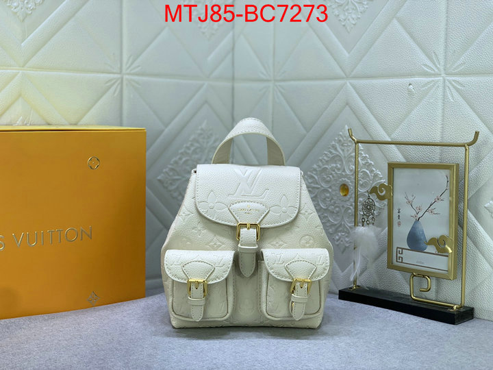 LV Bags(4A)-Backpack- customize best quality replica ID: BC7273 $: 85USD,