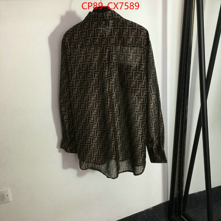 Clothing-Fendi designer replica ID: CX7589 $: 89USD