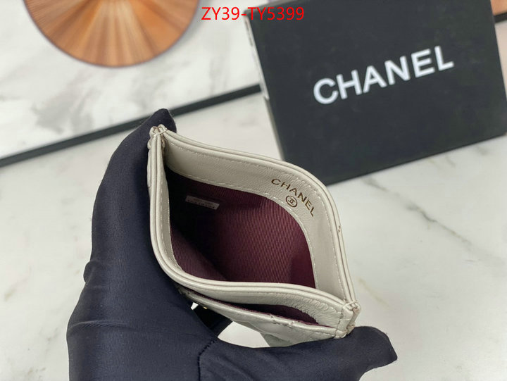 Chanel Bags(4A)-Wallet- perfect replica ID: TY5399 $: 39USD,