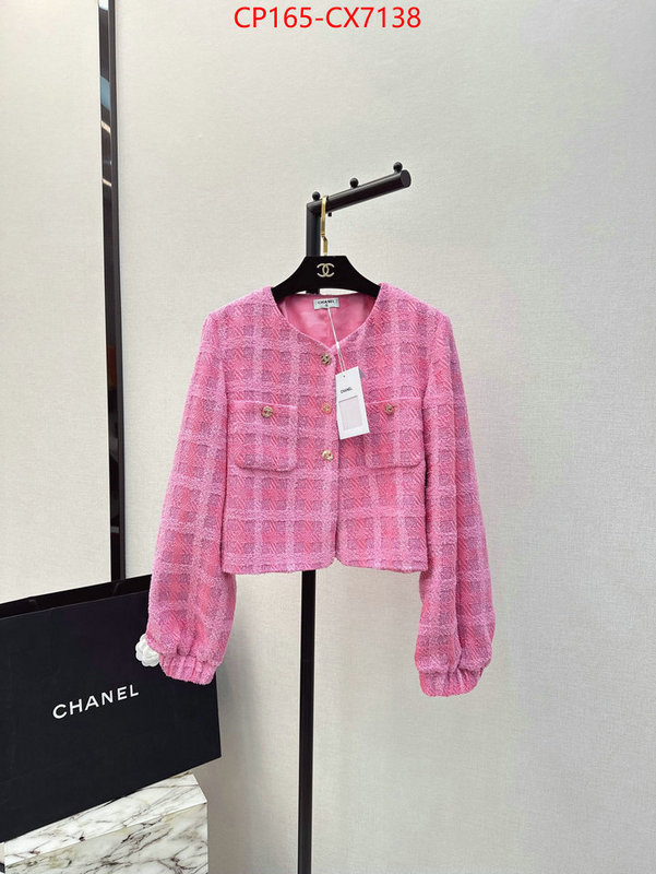 Clothing-Chanel the best designer ID: CX7138 $: 165USD