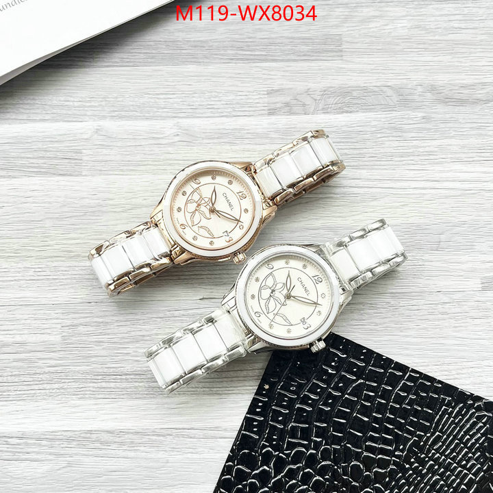 Watch(4A)-Chanel where can you buy replica ID: WX8034 $: 119USD