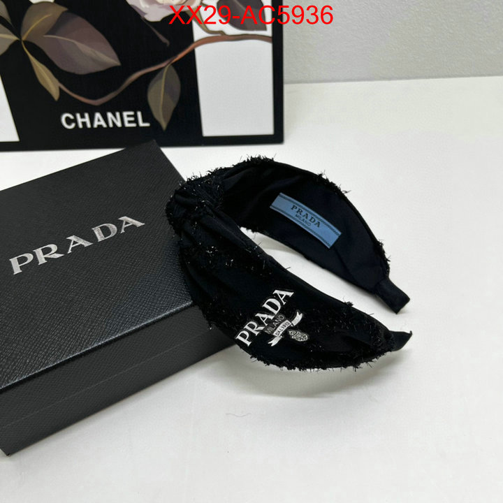 Hair band-Prada high quality ID: AC5936 $: 29USD