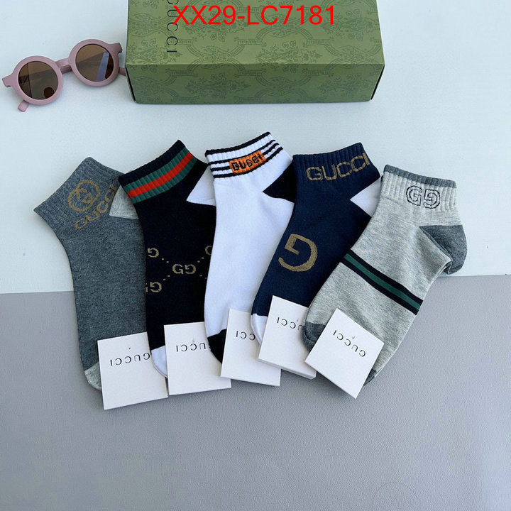 Sock-Gucci where can you buy replica ID: LC7181 $: 29USD