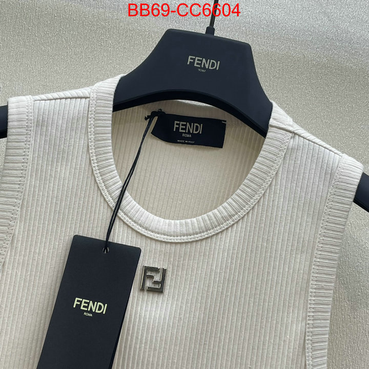 Clothing-Fendi luxury cheap replica ID: CC6604 $: 69USD