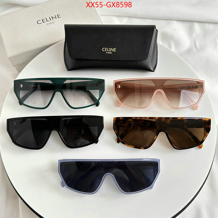 Glasses-CELINE designer replica ID: GX8598 $: 55USD