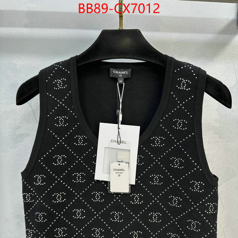 Clothing-Chanel what is top quality replica ID: CX7012 $: 89USD