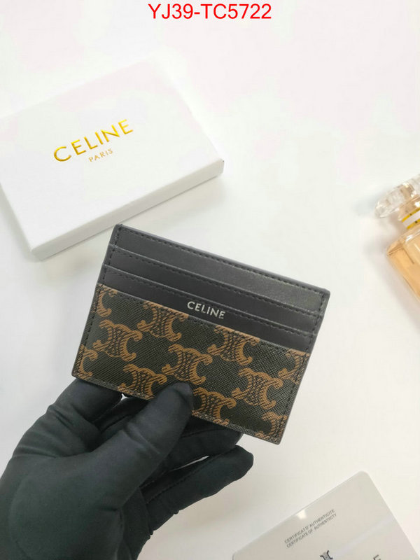 CELINE Bags(4A)-Wallet the best quality replica ID: TC5722 $: 39USD,