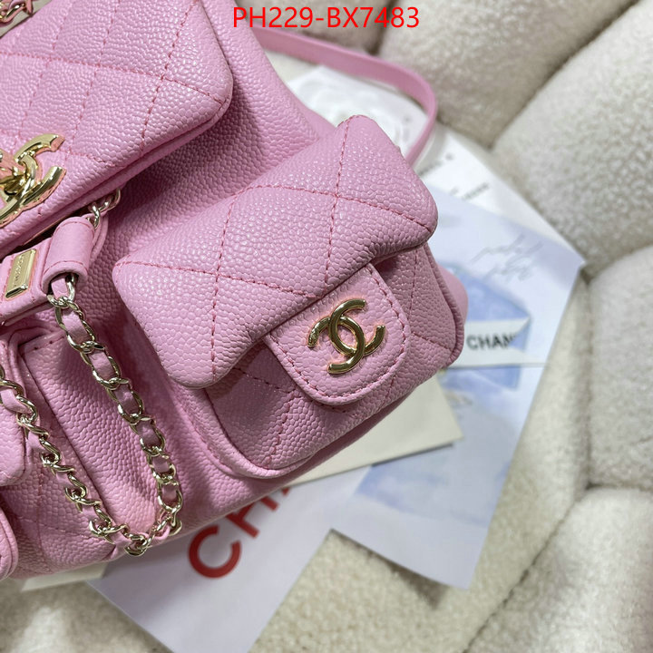 Chanel Bags(TOP)-Backpack- what's the best to buy replica ID: BX7483 $: 229USD,