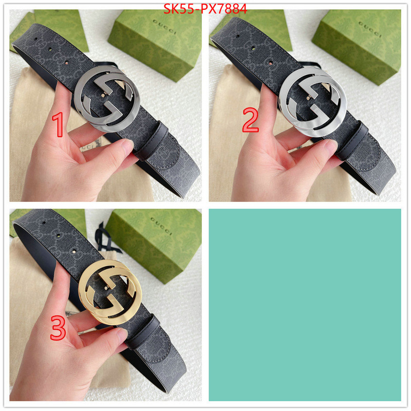 Belts-Gucci fashion designer ID: PX7884 $: 55USD