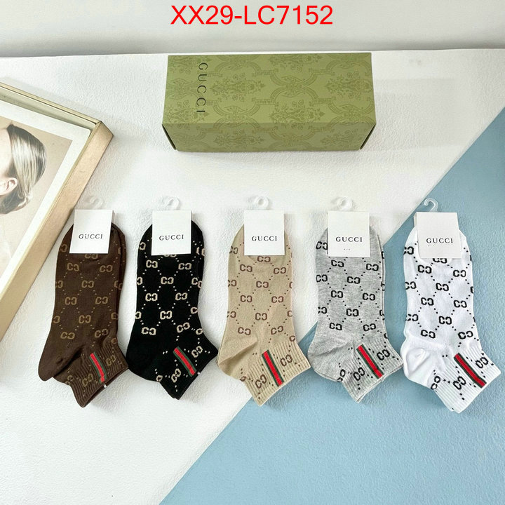 Sock-Gucci perfect quality designer replica ID: LC7152 $: 29USD