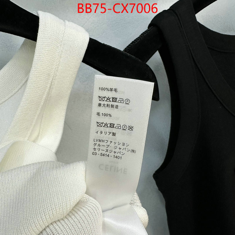 Clothing-Celine exclusive cheap ID: CX7006 $: 75USD