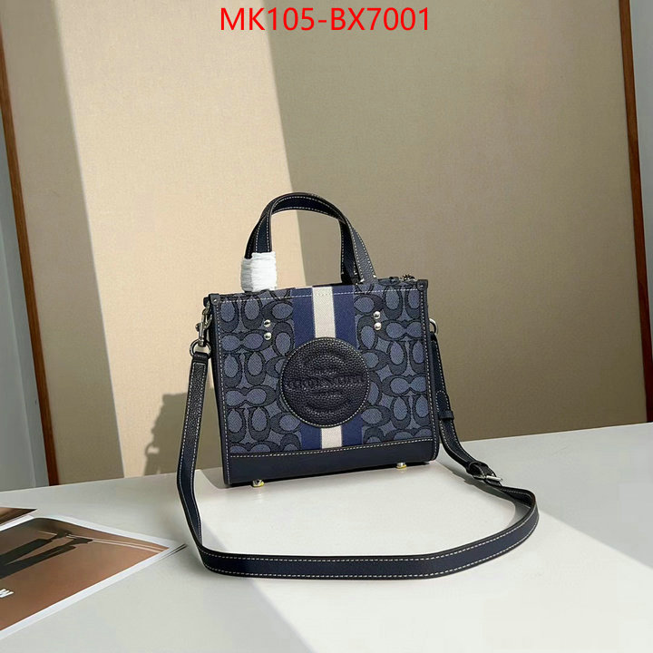 Coach Bags(4A)-Tote- wholesale ID: BX7001 $: 105USD,