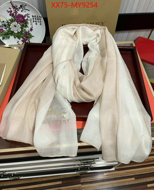 Scarf-Burberry replica shop ID: MY9254 $: 75USD