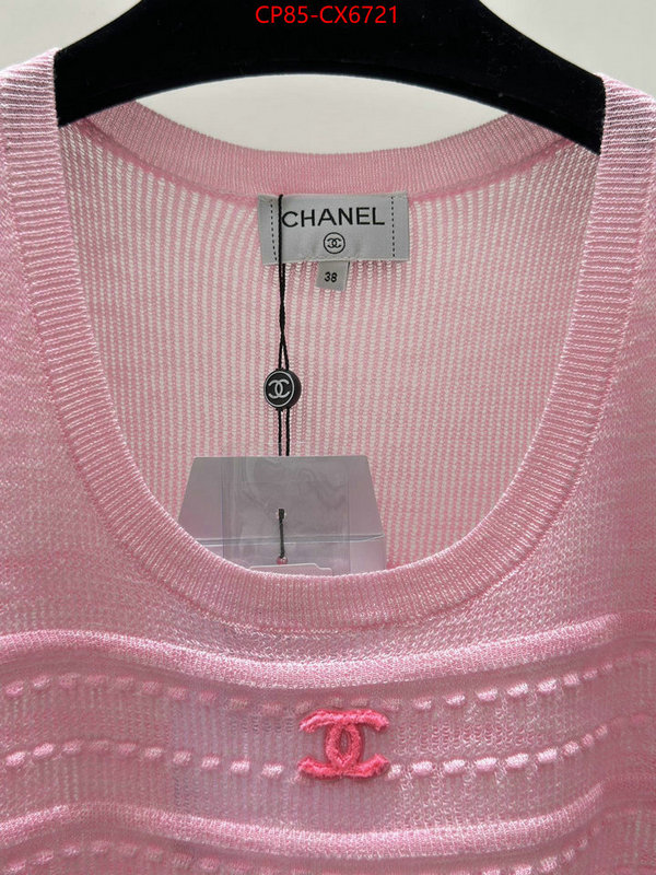 Clothing-Chanel luxury shop ID: CX6721 $: 85USD