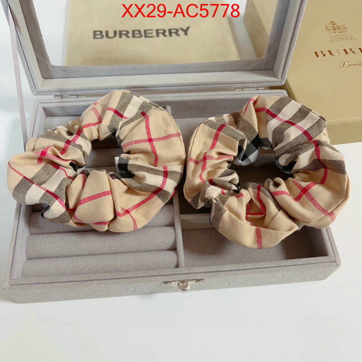 Hair band-Burberry luxury cheap replica ID: AC5778 $: 29USD