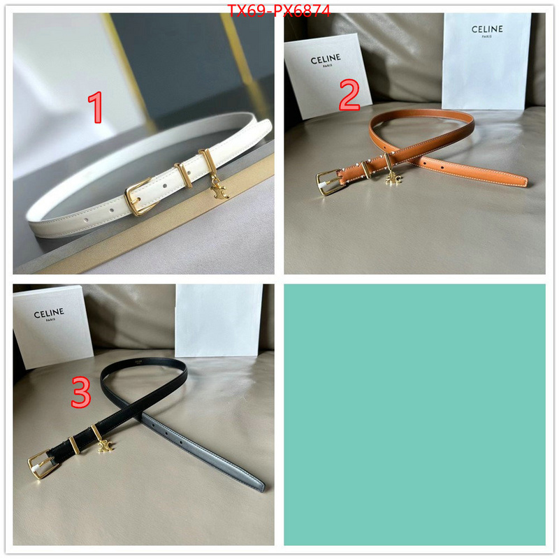 Belts-CELINE where quality designer replica ID: PX6874 $: 69USD