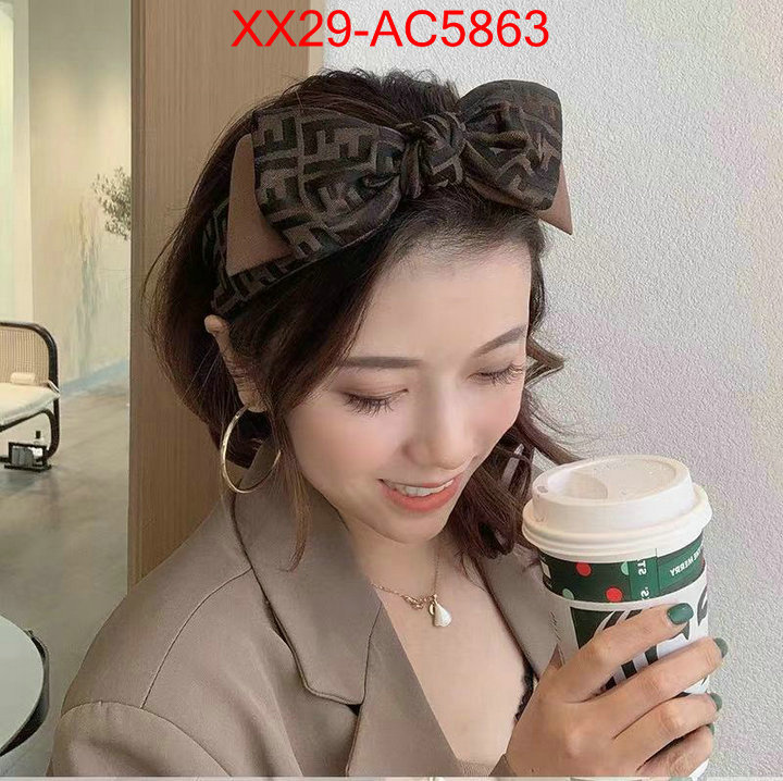 Hair band-Fendi replica 2024 perfect luxury ID: AC5863 $: 29USD