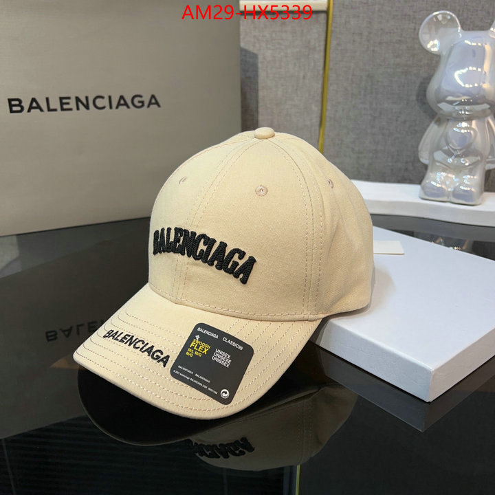 Cap(Hat)-Balenciaga wholesale imitation designer replicas ID: HX5339 $: 29USD