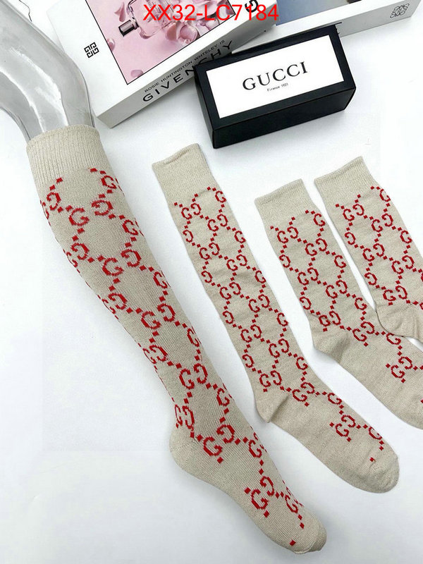 Sock-Gucci best quality replica ID: LC7184 $: 32USD