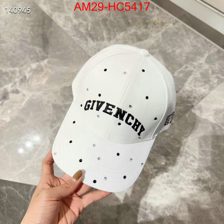 Cap (Hat)-Givenchy wholesale replica ID: HC5417 $: 29USD