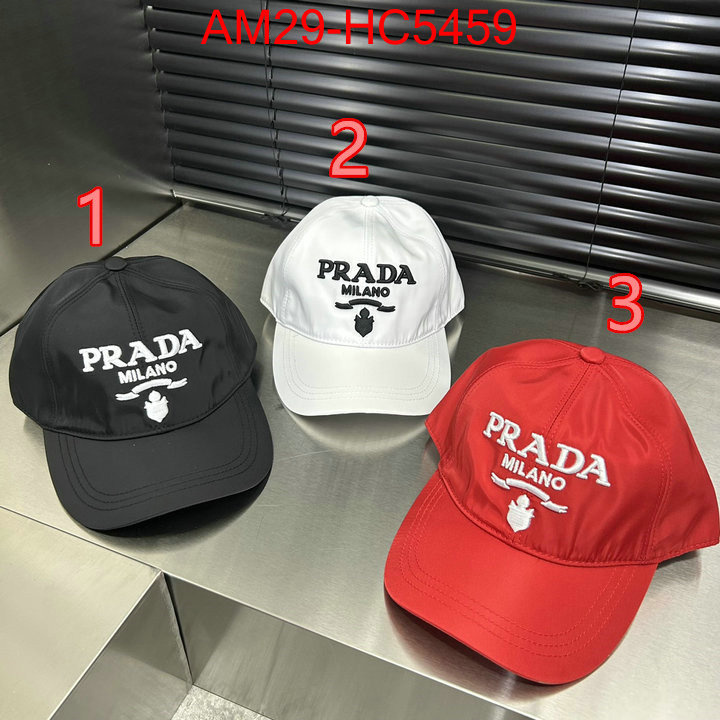 Cap (Hat)-Prada replica 2024 perfect luxury ID: HC5459 $: 29USD