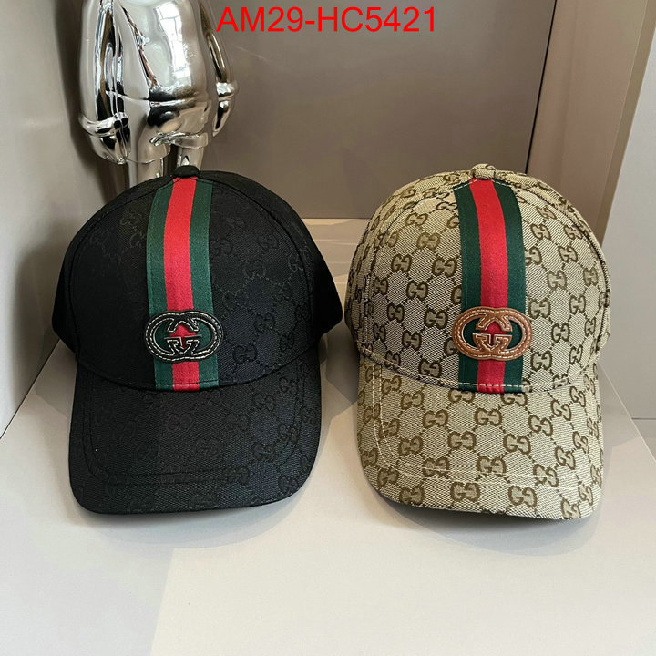 Cap(Hat)-Gucci fake high quality ID: HC5421 $: 29USD